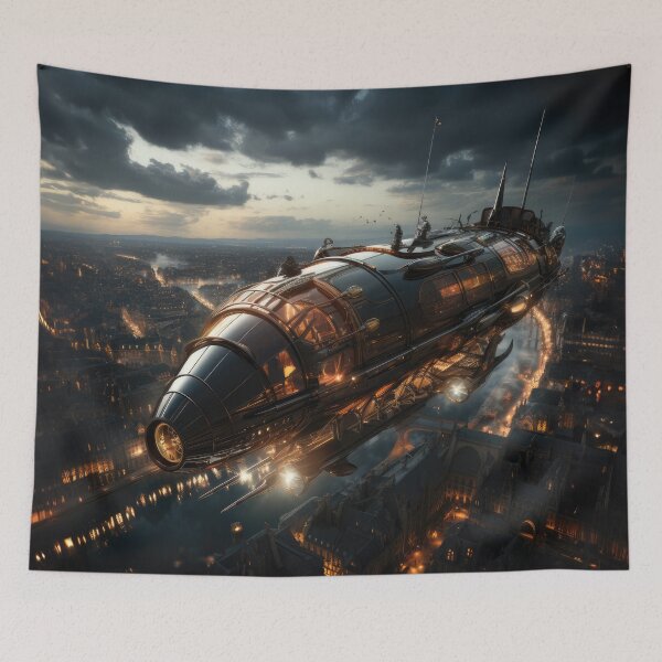 Item preview, Dieselpunk Airship 1 designed and sold by Kim Kanger.