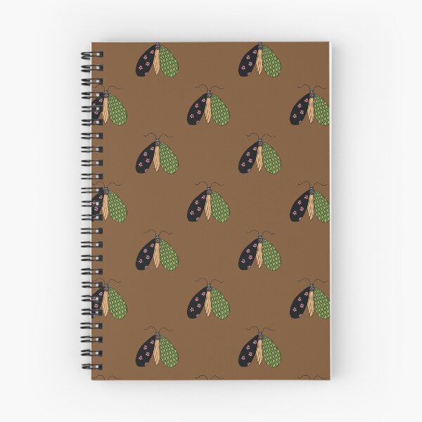 Item preview, quirky moths in earthy space designed and sold by ishibyshanteri.