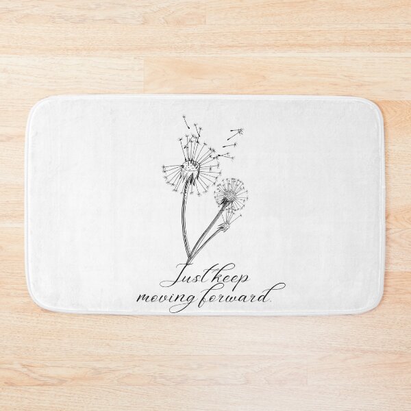 Item preview, Just keep moving forward, dandelions. designed and sold by MissBHunny.