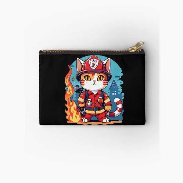 Item preview, Firefighter Cat - Funny Cat  designed and sold by Studio-Pixel.