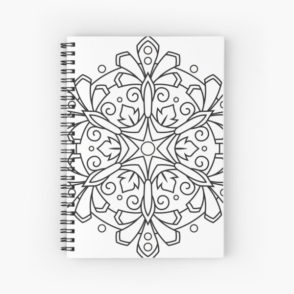 Color Your Own MANDALA - DIY Coloring Book 03 Spiral Notebook for Sale by  EDDArt