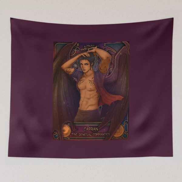 Item preview, Fanart: Cassian from A Court of Thorns and Roses in Art Nouveau style designed and sold by AlexaelArtworks.