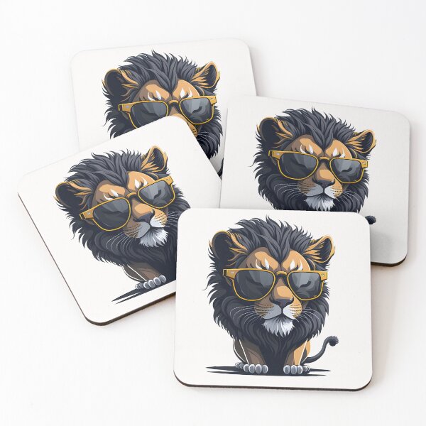 Item preview, Lion with Bespectacled Charm designed and sold by Bulbuc.