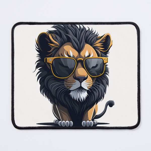 Item preview, Lion with Bespectacled Charm designed and sold by Bulbuc.