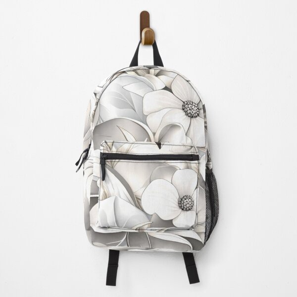 Item preview, White Flowers Pattern designed and sold by UllaSformat.