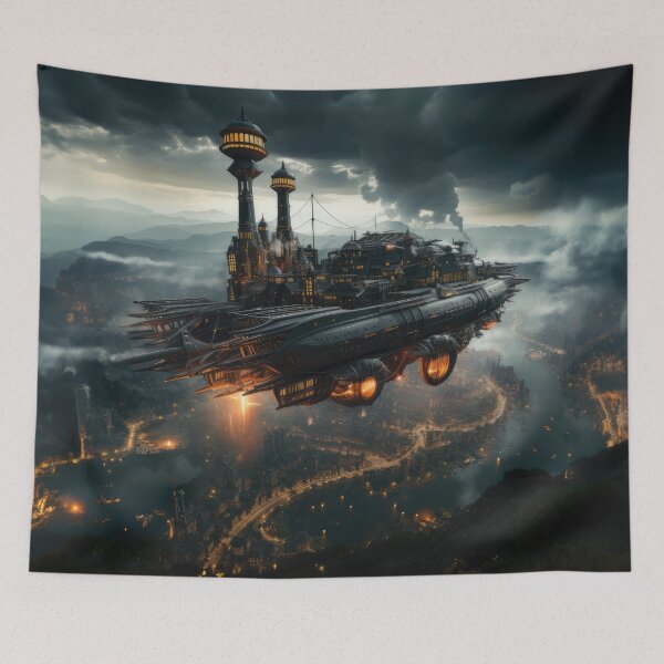Item preview, Dieselpunk airship 2 designed and sold by Kim Kanger.