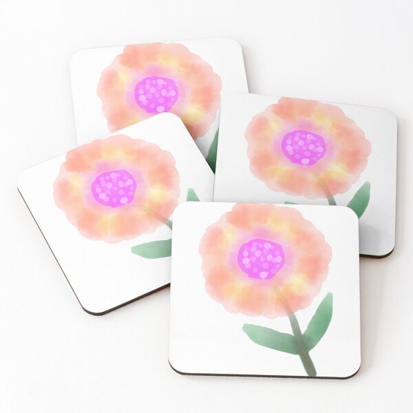 Item preview, Flower start arts work from water color designed and sold by WawaArtsWork.
