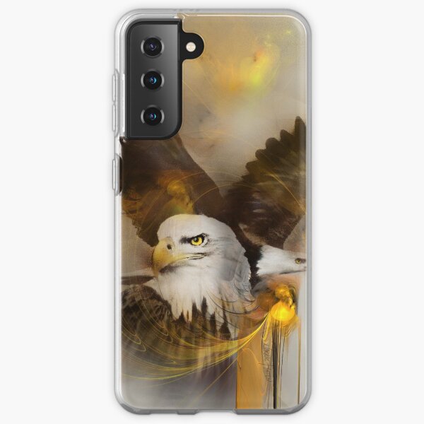 Eagle eagles "bald eagle" "bald eagles" animals,wildlife,wildlife art,nature Samsung Galaxy Soft Case