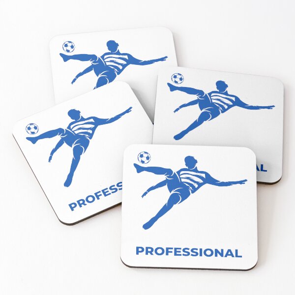 Item preview, Football Blue Professional Flying Player | Soccer Professional Maestro designed and sold by Football Stickers World.