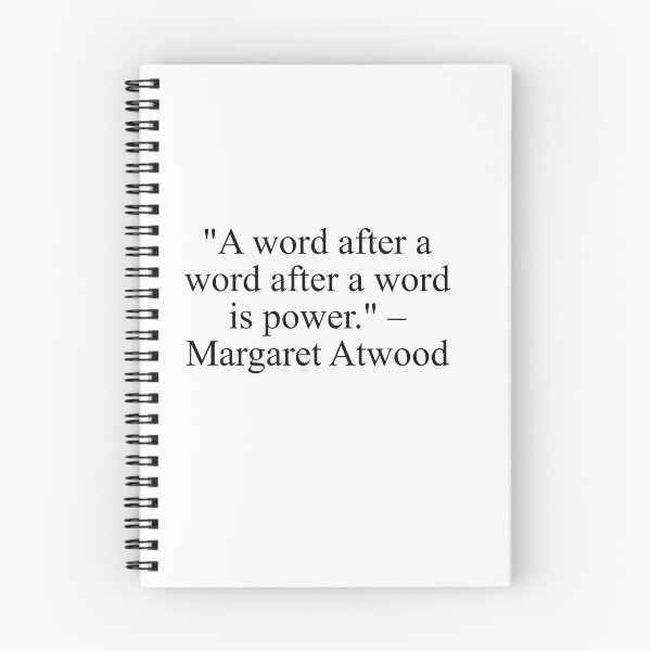 Item preview, Margaret Atwood quote about books designed and sold by Deborah Smith.