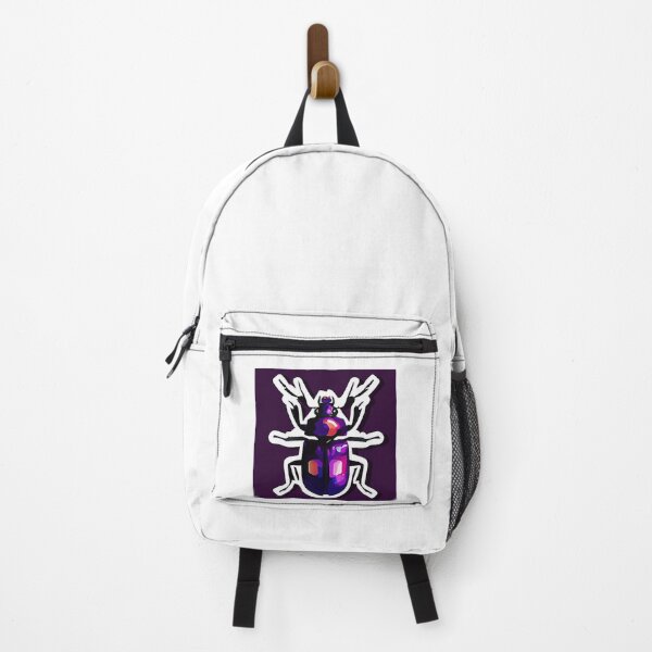 Item preview, purple beetle with background designed and sold by momanteiga.