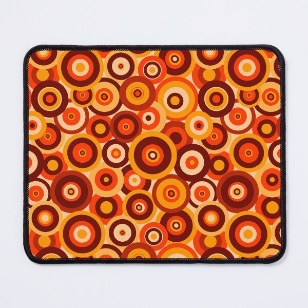 Item preview, Retro 70s Funky Groovy Circles designed and sold by prirajdesigns.