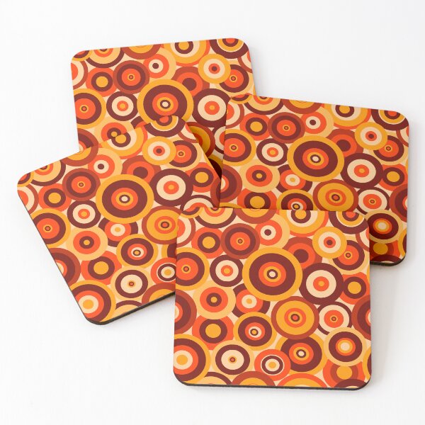 Item preview, Círculos maravillosos funky retro de los años 70 designed and sold by prirajdesigns.