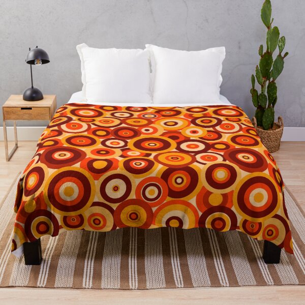 Item preview, Retro 70s Funky Groovy Circles designed and sold by prirajdesigns.