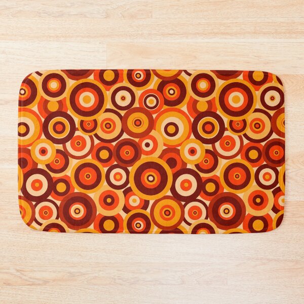 Item preview, Retro 70s Funky Groovy Circles designed and sold by prirajdesigns.