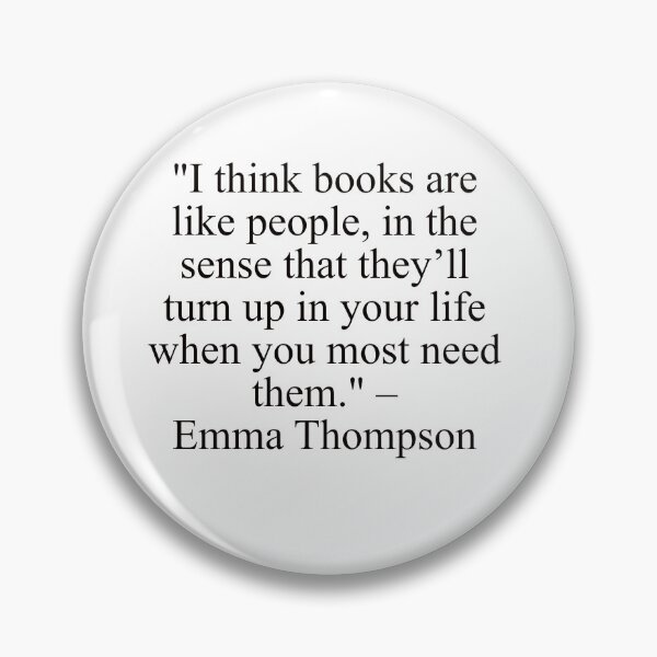 Item preview, emma thompson quote about books and reading designed and sold by Deborah Smith.