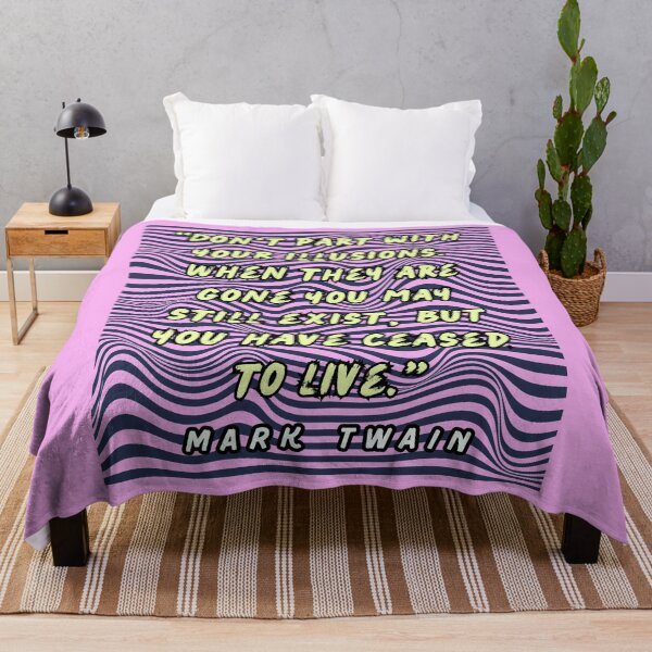 Item preview, Copy of Mark Twain quote:  Don't part with your illusions... designed and sold by artbleed.