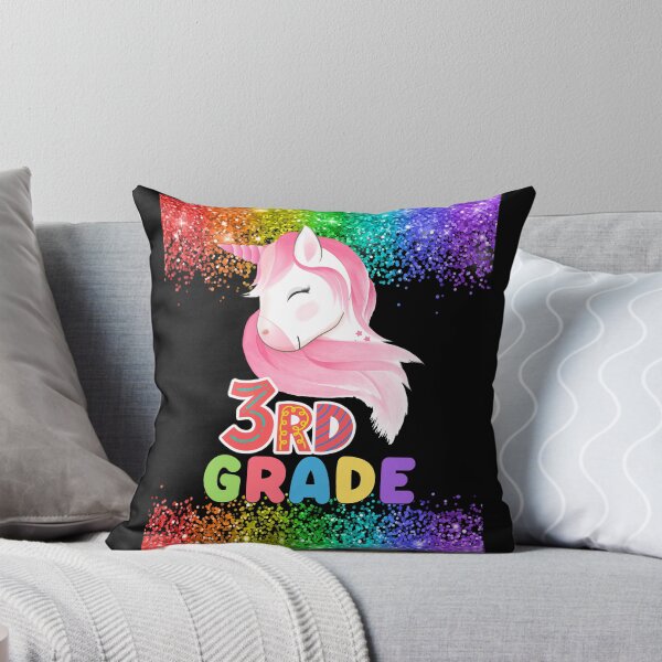 Item preview, Ready for 3rd Grade Back to School Unicorn Rainbow Squad designed and sold by BunBuntheDog-.