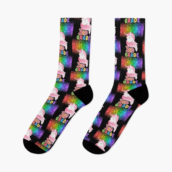 Item preview, Ready for 3rd Grade Back to School Unicorn Rainbow Squad designed and sold by BunBuntheDog-.