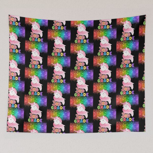 Item preview, Ready for 3rd Grade Back to School Unicorn Rainbow Squad designed and sold by BunBuntheDog-.