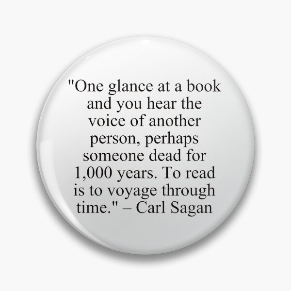 Item preview, carl sagan books are a way to time travel  designed and sold by Deborah Smith.