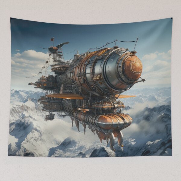 Item preview, Dieselpunk airship 4 designed and sold by Kim Kanger.