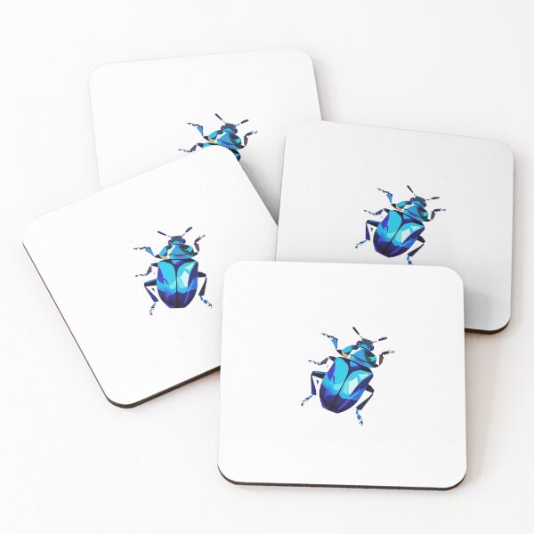 Item preview, blue lucky beetle designed and sold by momanteiga.