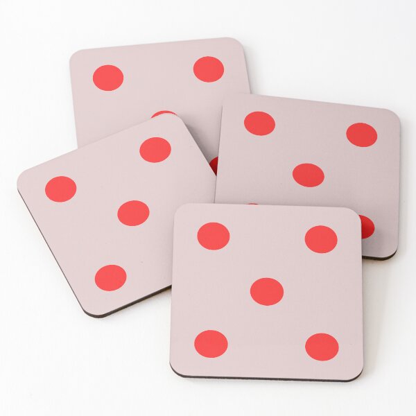 Item preview, Quincunx Red Spots designed and sold by Jeallan Designs.
