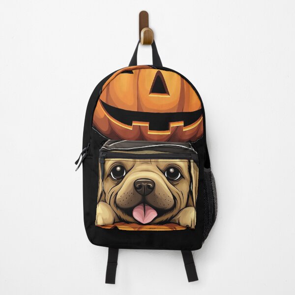 Item preview, Cute Labrador Puppy Halloween Pumpkin Witch Hat Spooky designed and sold by VermintStudio.