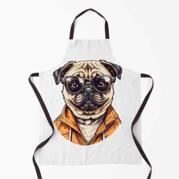 Item preview, Pug in sunglasses designed and sold by WildPugShop.