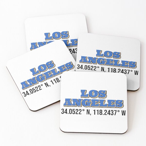 Item preview, Los Angeles Coordinates Blue designed and sold by s-hammie.