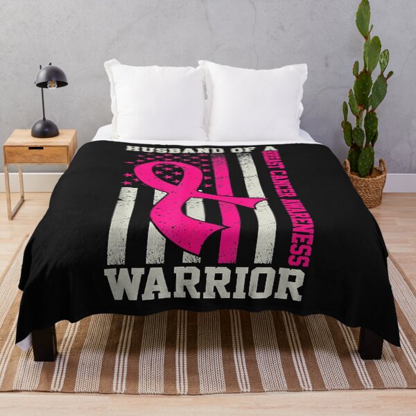 Item preview, Husband Of A Fighter Breast Cancer Awareness US Flag Ribbon designed and sold by mainana78.