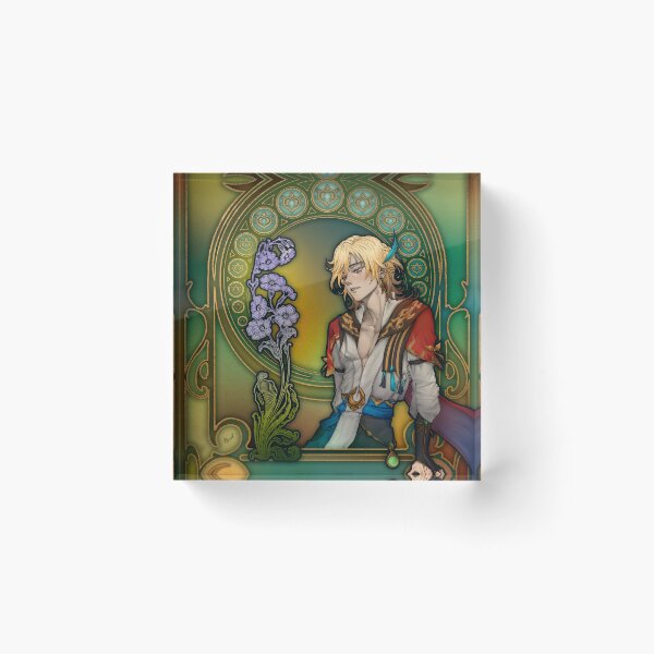 Item preview, Fanart: Kaveh from Genshin Impact in Art Nouveau style designed and sold by AlexaelArtworks.