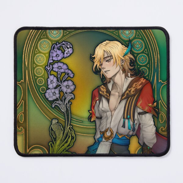 Item preview, Fanart: Kaveh from Genshin Impact in Art Nouveau style designed and sold by AlexaelArtworks.