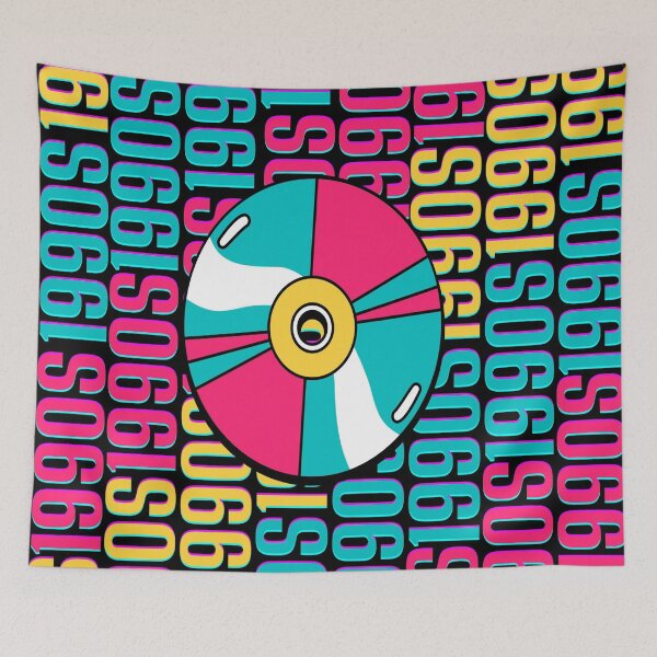 Item preview, 1990s retro design 2 - Black Background designed and sold by PunjabanJatti.