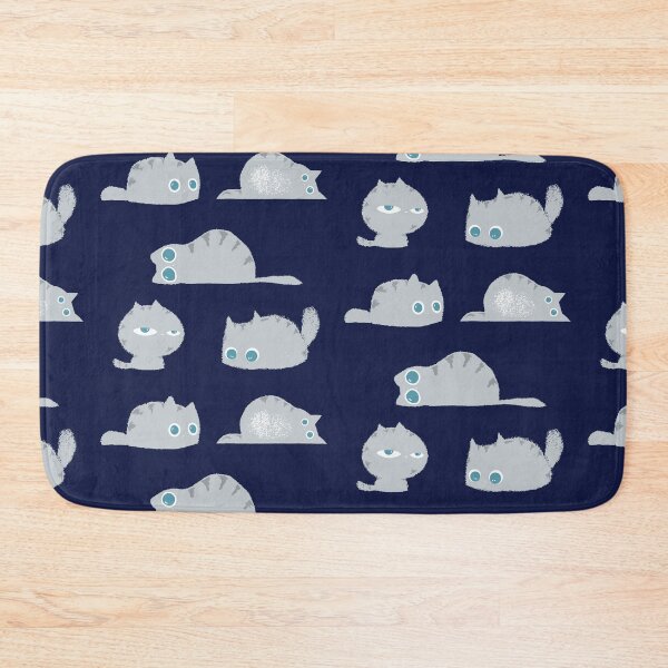 Item preview, Gray cat sticker pack kitty set designed and sold by retrippy.