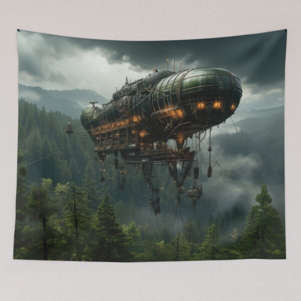 Item preview, Dieselpunk airship 6 designed and sold by Kim Kanger.