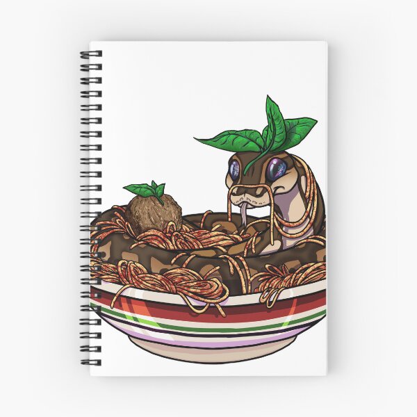 Item preview, Ball Python Snake in Bowl of Spaghetti Pasta designed and sold by The-Roseworks.