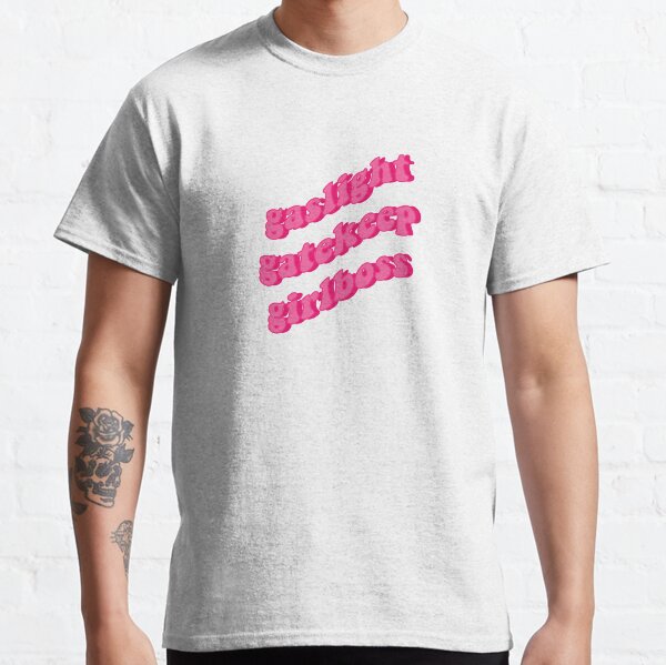 Vista previa del artículo con la obra «luz de gas guardián girlboss rosa fuerte», diseñado y vendido por stickersxbecca.