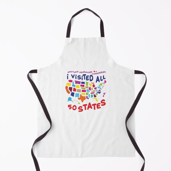 Item preview, Another Adventure Conquered I Visited All 50 States US Map Travel Challenge designed and sold by Uppercase Tees.