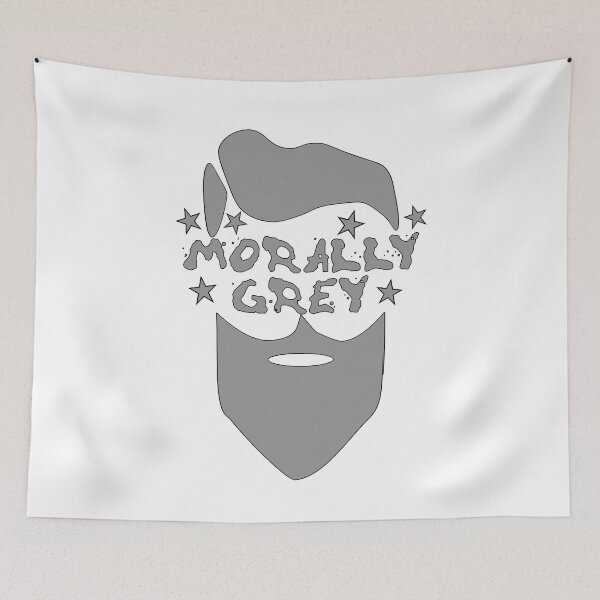 Item preview, Morally Grey: Bearded Man with Stars designed and sold by ThiagoSDantas.