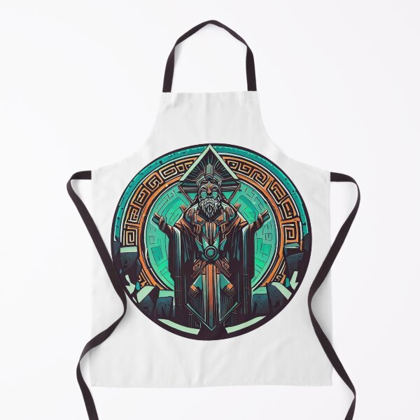 Item preview, Spiritual Tribal Geometric Forest Druid designed and sold by BamBamBazaar.