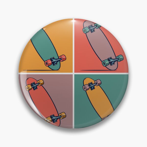 Item preview, 4 skateboards, 4 colors designed and sold by the99thstudio.
