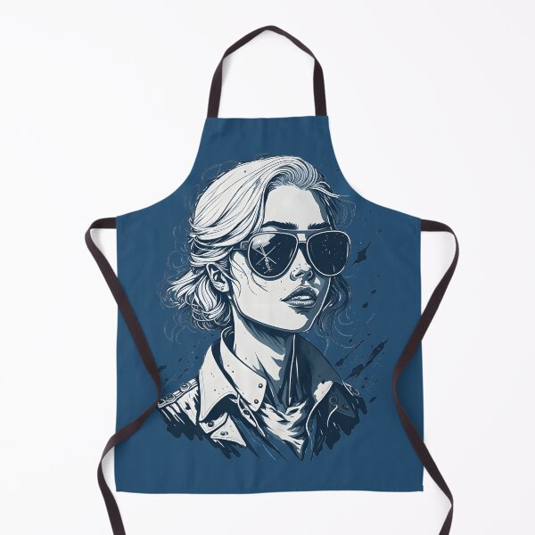 Item preview, Military Pilot Woman Sketch Portrait designed and sold by SoccaTamam.