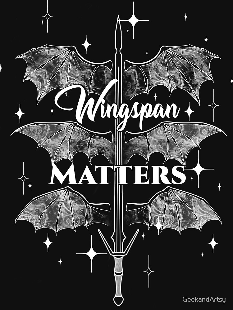 "Wingspan matters acotar Illyrian wingspan" Essential TShirt for Sale
