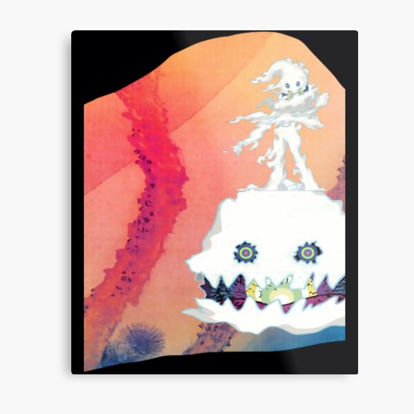 Kids See Ghosts Animated Show Art Kanye West Kid Cudi Takashi Murakami |  Canvas Print