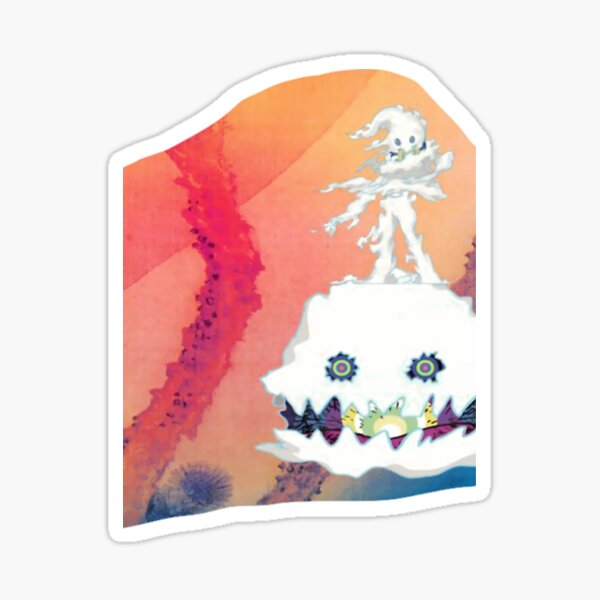 Kids See Ghosts Sticker for Sale by FreezyArt