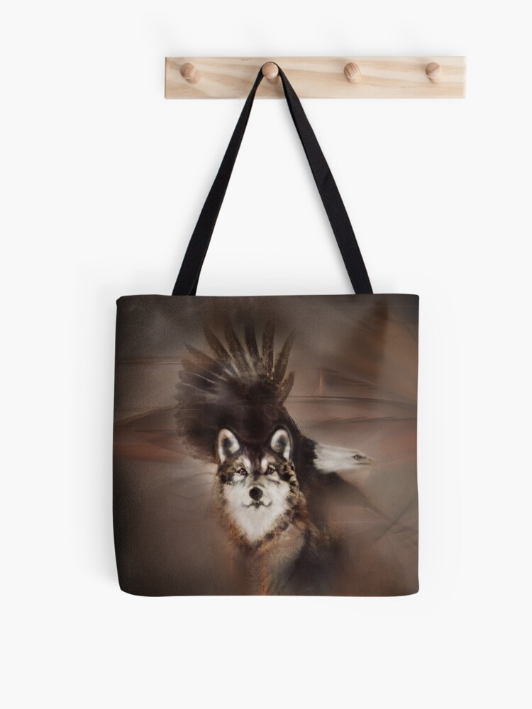 Bolsa de tela «Águila lobo águilas lobos animales 