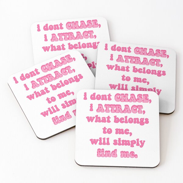 Item preview, I dont chase, I attract manifestation  designed and sold by stickersxbecca.