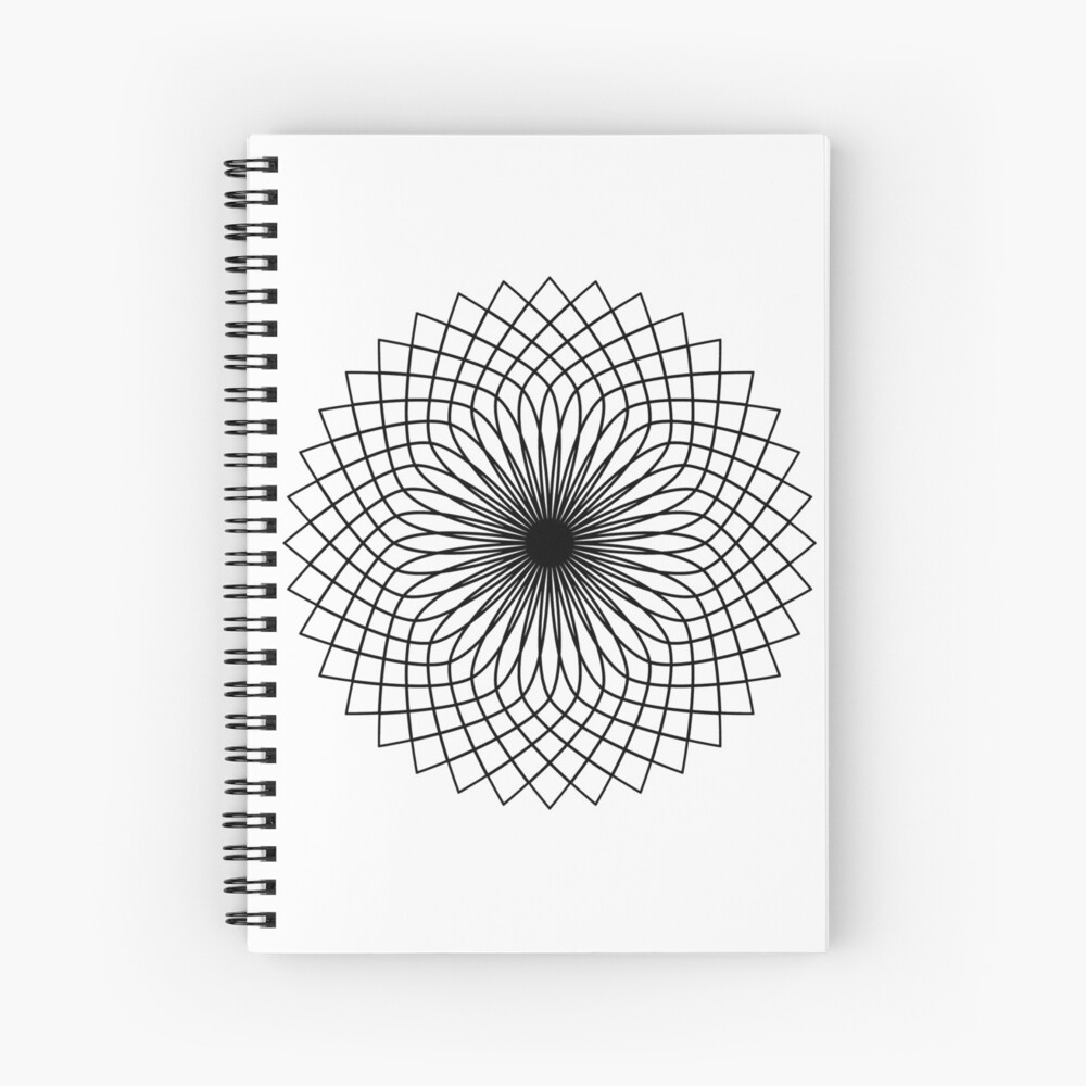 DIY Color Your Own Products - Mandala Adult Coloring Book Idea | Spiral  Notebook